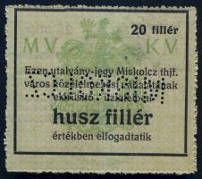 Miskolc DN "Miskolcz thjf Város" 20f T:I