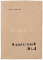 Walter Nigg: A szerzetesek titkai. Ford.: Beöthy György. Bp., 1984, Szent István Társulat. Kiadói egészvászon-kötés.