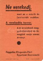 1945 6 db kisgazda választási propaganda röplap