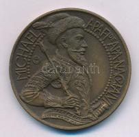 Tóth Sándor (1933-) 1985. "MÉE Hajdú-Bihar Megyei szervezete / Apangyalfalvi Apafi Mihály" bronz emlékérem (42,5mm) T:UNC Adamo DE6