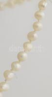 Nyaklánc, édesvízi gyöngy, 14k arany (Au) kapoccsal 50 cm