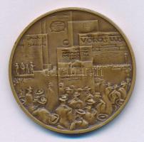 1979. "A Magyar Tanácsköztársaság 60. évfordulója emlékére 1919-1979" bronz emlékérem (42,...