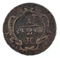 1764C-A 1/2kr Ag "Lotharingiai Ferenc" T:VF Huszár: 1826., Unger III.: 1300