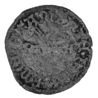 1465 Dénár Ag "I. Mátyás" (0,47g) T:VF patina Hungary 1465 Denar Ag "Matthias I" (0,47g) C:VF patina Huszár: 710., Unger I.: 558.i