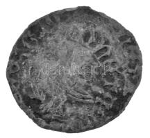 1465 Dénár Ag "I. Mátyás" (0,53g) T:VF patina Hungary 1465 Denar Ag "Matthias I" (0,53g) C:VF patina Huszár: 710., Unger I.: 558.l