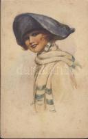 Lady and  scarf (EK)