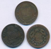 1872KB 1kr Cu "Angyalos címer" + 1881KB 1kr Cu "Középcímer" + 1891KB 1kr Cu &quo...
