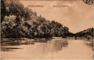 1914 Oravicabánya, Oravica, Oravicza, Oravita; részlet a Kistóról. Weisz Félix kiadása / lake