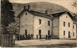 Pelsőc, Plesivec; vasútállomás / railway station + "A Szent Jobb országjárása 1939. V. 7. Rozsnyó" So. Stpl.