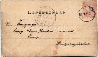 1899 (Vorläufer) Selmecbánya, Schemnitz, Banská Stiavnica; látkép / general view (b)