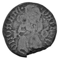 1471-1481. Denár Ag "I. Mátyás" (0,44g) T:VF pici anyaghiány Hungary 1471-1481. Denar Ag &...