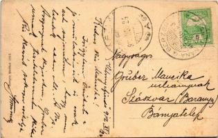 1912 Vihnyefürdő, Kúpele Vyhne; Igazgatósági épület, Nádorház. Joerges 1912. / spa directoriate (EK)