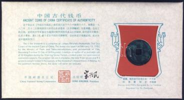 Kína/Hadakozó Államok korszaka/Qi királyság ie.475-221. Bronzpénz "YI LIU HUA" bevéséssel ...