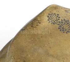 Szecessziós 6 részes bronz íróasztali szett, 1907-es dátummal, német