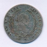 1792G 20kr Ag "II. Lipót" Nagybánya (Baia Mare) (6,54g) T:XF,VF Adamo L3, Huszár: 1913., Unger III.: 1346