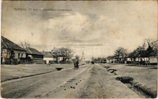 1941 Farnad, Farná; Fő utca, evangélikus templom / main street, Lutheran church (Rb)