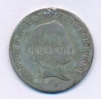 1839E 20kr Ag "V. Ferdinánd" T:F ph., fülnyom? Huszár: 2084., Unger III.: 1421.b