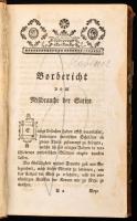 Gottlieb Wilhelm Rabener: Satiren. [1. kötet?] hn., én. [XVIII. sz. közepe - 2. harmada], nyn.,3-269+3 p. Korabeli félbőr-kötésben, kopott, foltos borítóval, a gerincen kis sérüléssel, címlaphiánnyal, foltos lapokkal.