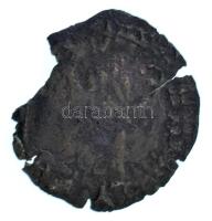 1440-1444. Denár Ag "I. Ulászló" (0,42g) T:VF-F patina, anyaghiány, kitörés Hungary 1440-1444. Denar Ag "Wladislaus I" (0,42g) C:VF-F patina, material missing, crack Huszár: 602., Unger I.: 477.j