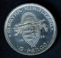 1938. 5P Ag "Szt.István" T:2