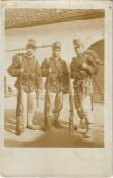 1915 Párkány, Stúrovó; katonák / soldiers. photo