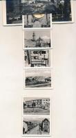 1942 Pécs, leporellólap 10 képpel (szétesett belső) (b)