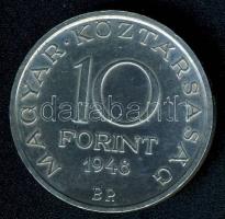 1948. 10Ft Ag "Széchenyi" T:2 ph