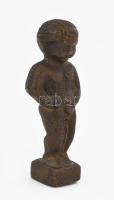 Manneken pis bronz figura, m: 5,5 cm