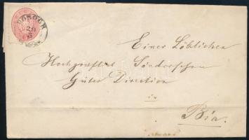 1867 5kr levélen "DOROGH" - Bia