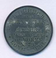 Nagy-Britannia / Middlesex DN 1/2 Penny "Basil Burchell Sugar Plumbs" fém zseton T:XF United Kingdom / Middlesex ND 1/2 Penny "Basil Burchell Sugar Plumbs" metal token C:XF