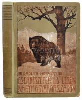 Nadler Herbert: Cserkészeten és lesen Nagymagyarországon. Vadászati elbeszélések. Bp., 1926, Franklin, 1 t. +266+2 p. + 12 t. Első kiadás. Gazdag fekete-fehér egészoldalas és szövegközti fotóanyaggal, köztük 12+1 képtáblával illusztrált. Kiadói illusztrált egészvászon-kötés, kopott,foltos borítóval, javított gerinccel és kötéssel, a címlapon possessori bejegyzésekkel.