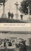 1911 Piszke, Madártávlat a Kálvária hegyről