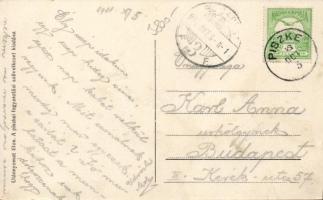 1911 Piszke, Madártávlat a Kálvária hegyről