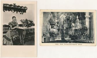 51 db RÉGI és MODERN képeslap vegyes minőségben: történelmi magyar városok és motívumok