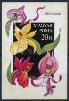 1987 Orchideák vágott blokk (7.000)