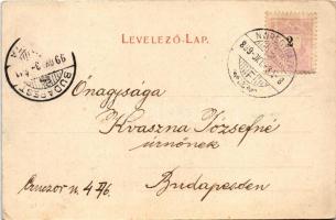 1899 (Vorläufer) Nyíregyháza, Lovassági laktanya. Ferenczi József kiadása (EK)