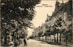 1921 Sopron, Deák tér. Blum Náthán és Fia kiadása (EK)