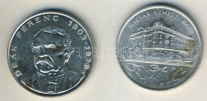 1993-94. 200Ft Ag "MNB" + "Deák" T:BU,2 kis ph