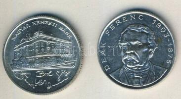 1993-94. 200Ft Ag "MNB" + "Deák" T:BU,2 kis ph