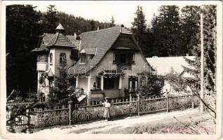 Tusnádfürdő, Baile Tusnad; Pension Sebő. Galla Béla fényképész / hotel photo (fl)