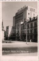 Brassó, Kronstadt, Brasov; Hotel Aro Palace, automobiles / szálloda, autók. photo