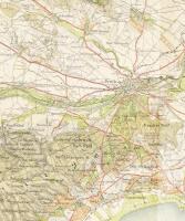 ca 1890 A Fertő tó környékének térképe / Map of the Neusiedler see area (Burgenland) 65x45 cm