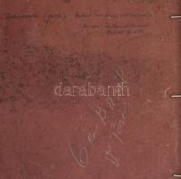 Bakoss Tibor (1868-1950): Tollkopasztás. Olaj, karton. Jelzés nélkül, hátoldalán lánya igazolásával....