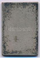 1920-1930 k. "M. Kir. Állami Zrínyi Miklós Gimnázium" egyoldalas ezüstözött bronz plakett ...