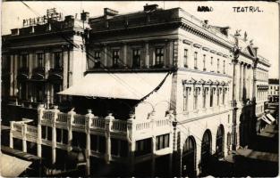 1931 Arad, Teatrul, Pyram Pasta / színház / theatre. photo (fl)