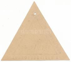 1947. "Magyar Nők Demokratikus Szövetsége - Nemzeti Segély a Hadifoglyokért" 2Ft névértékű...