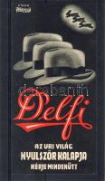 1930 Delfi kalap számolócédula
