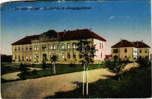 Máramarossziget, Sighetu Marmatiei; Kórház és elmegyógyintézet / hospital and psychiatric hospital (EM)