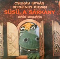 Csukás István, Bergendy István - Süsü, A Sárkány (Zenés Mesejáték).  Vinyl, LP, Stereo, Hungaroton, Magyarország, 1982. VG, enyhén sérült tokban.