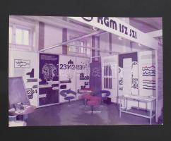 1974 Esztergom, Számítógéptechnika '74 kiállítás emlékalbum 1 db fekete-fehér + 10 db színes fo...